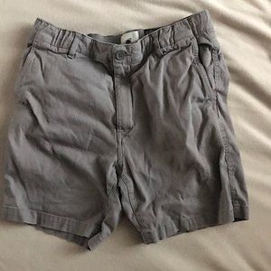 Gray dress shorts